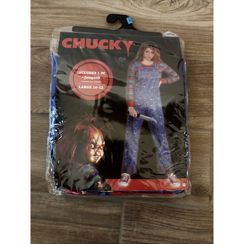 Chucky Halloween‎ Costume Jumpsuit, Large 10-12